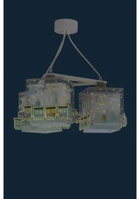 Dalber D-63534 - Gyerek csillár TRAIN 3xE27/60W/230V