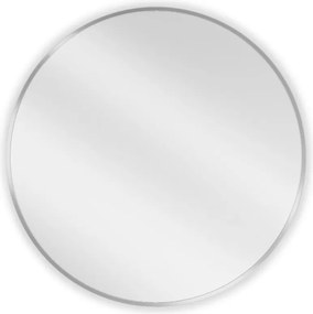 Mexen Loft kerek fürdőszobai tükör 70 cm, inox keret - 9850-070-070-000-10