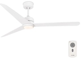 FARO 33722 - LED Mennyezeti ventilátor NU LED/18W/230V fehér á. 132 cm + távirányítás