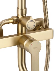 Zuhanyszett REA ARGUS GOLD BRUSH