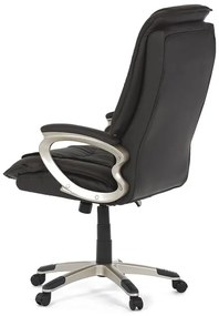 Barna Bőr Irodai Főnöki Szék, Hinta Mechanikával. KA-Y293 BR