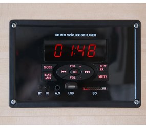 Sauna DeLuxe 2223 Carbon BT, sötétbarna