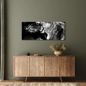 Kép - nőstény oroszlán portré (120x50 cm)