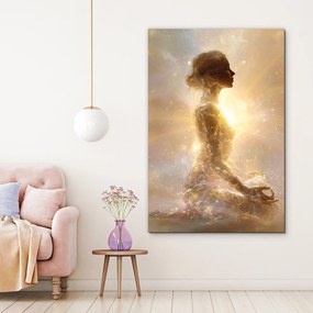 DUBLEZ | Spirituális kép - Jógini arany aurával