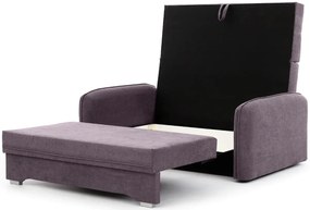 Kinyitható 2 fős kanapé LAINE, világoslila