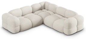 Bézs sarokkanapé Loretto – Cosmopolitan Design