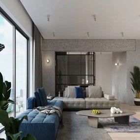 Mennyezeti lámpa SALGADO 1xE27/60W/230V beton