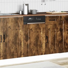 mosogatógép panel Kalmar füstölt tölgy 45x1,5x67 cm