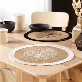 Juta tányéralátét ø 38 cm Mogador – douceur d'intérieur