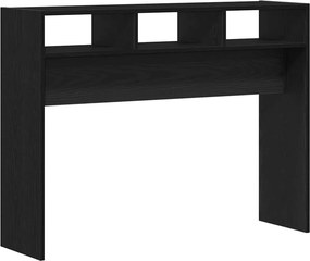 vidaXL Konzolasztal Musta tammi 105 x 30 x 80 cm Faanyag