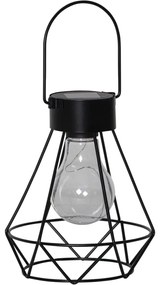 Eddy fekete LED lámpás, magasság 15,5 cm - Star Trading