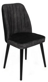 Alfa Anthracite and Black étkezőszékek, 2 db