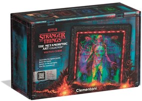 Stranger Things Vecna&#039;s Curse 520 db-os puzzle LED-es keretben Clementoni