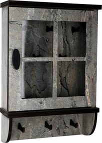 Szekrény, Kulcstartó Doboz 9 kő, Sok Különböző Minta