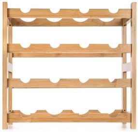 G21 Bambusz borosállvány, 16 palackos, M