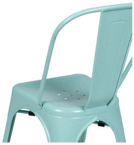 Türkiz fém étkezőszék szett 2 db-os – Ixia