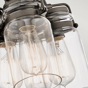 Kichler klasszikus modern vintage függeszték brinley barna átlátszó elskl-brinley6-oz