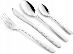 6 személyes Evőeszközkészlet Ezüst Rozsdamentes Acél Tadar Sono 24 db-os