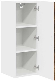 Fali konyhaszekrény 2 pcs Füstölt tölgy 30 x 31 x 80 cm Faanyag