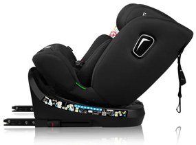 Lionelo - Forgatható BRAVE i-Size autósülés bázissal 40-150 cm fekete karbon