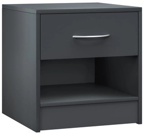 Casaria® Kiel éjjeliszekrény 41x39x28 cm - antracit