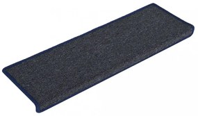 15 db szürke-kék lépcsőszőnyeg 65x21x4 cm