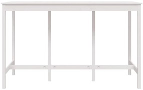 Fehér tömör fenyőfa bárasztal 180 x 80 x 110 cm