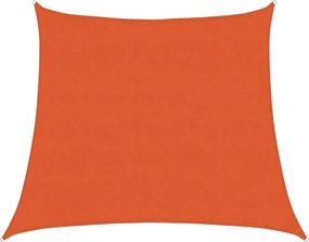 vidaXL narancssárga trapéz alakú HDPE napvitorla 160 g/m² 4/5x4 m
