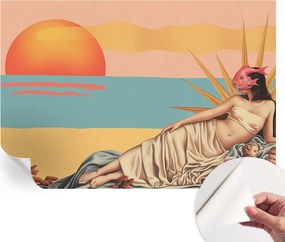 Dekoratív Öntapadós Tapéta Divatos Minták Nyugati szürrealizmus 152x104 cm