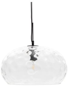 Fekete függőlámpa üveg búrával ø 40 cm Balma – Kave Home