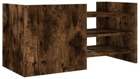 füstös tölgy színű szerelt fa TV-szekrény 80 x 35 x 40 cm