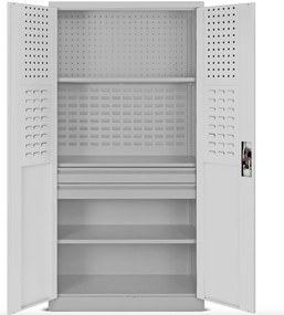 SZYMON szerszámos szekrény, 920 x 1850 x 500 mm, szürke