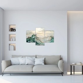 Kép - 3D tengeri absztrakció (90x60 cm)