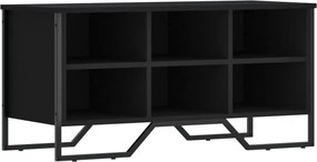 vidaXL fekete szerelt fa cipőszekrény 90 x 38 x 45,5 cm