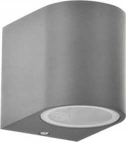 Boston kültéri homlokzati kerti fali lámpa 1xGU10 IP44 szürke Goldlux