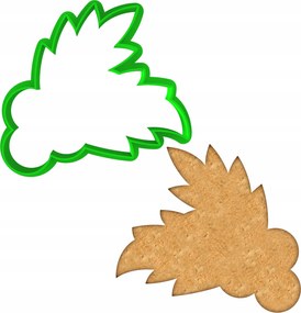 Karácsonyi Forma Mézeskalács lyukasztó Karácsony Fagyöngy 8cm