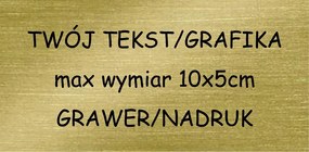 Gravírozott vagy nyomott mintás tábla 10x5cm Arany Tetszőleges szöveg, dedikáció