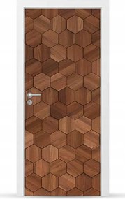 Furnér Kültéri Ajtó matrica Bútor öntapadós Könnyű Ragasztás