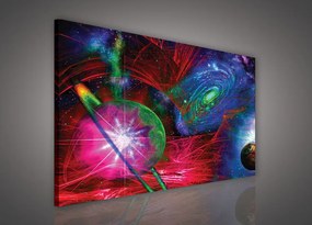 Vászonkép, Univerzum - absztrakt, 60x40 cm méretben