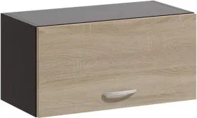 Konyhagarnitúra 240 cm. Világos Sonoma / Sötét Sonoma Színben. LIVIA