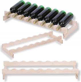 8 palackos bortartó állvány 1x8-as moduláris állvány építőkockák szerszám nélküli összeszerelés