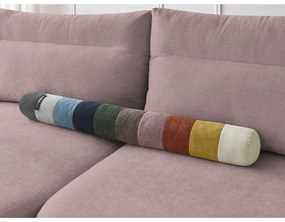 Világos rózsaszín sarokkanapé Aden – Bobochic Paris