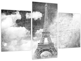 Kép - Vintage képeslap a városról N⁰3 (90x60 cm)
