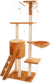 Kaparófa macskáknak Hawaj 138 cm | vörös