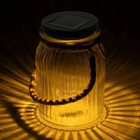 Napelemes világítás készlet 3 LED műanyag  3 db meleg fehér