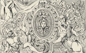 Fotótapéta Flizelin Design Divatos gazdagság díszek 416x254 Ragasztó