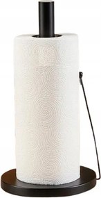 Smukee Fekete konyhai törölközőtartó állvány 15 x 15 x 32,5 cm