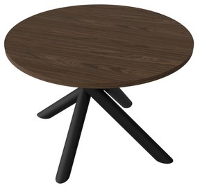 Kerek étkezőasztal 110 cm Ossla (dió). 1116738
