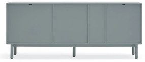 Kék-szürke alacsony komód 180x76 cm Corvo – Teulat