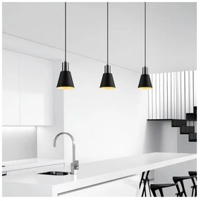 Csillár zsinóron KEM 1xE27/40W/230V fekete